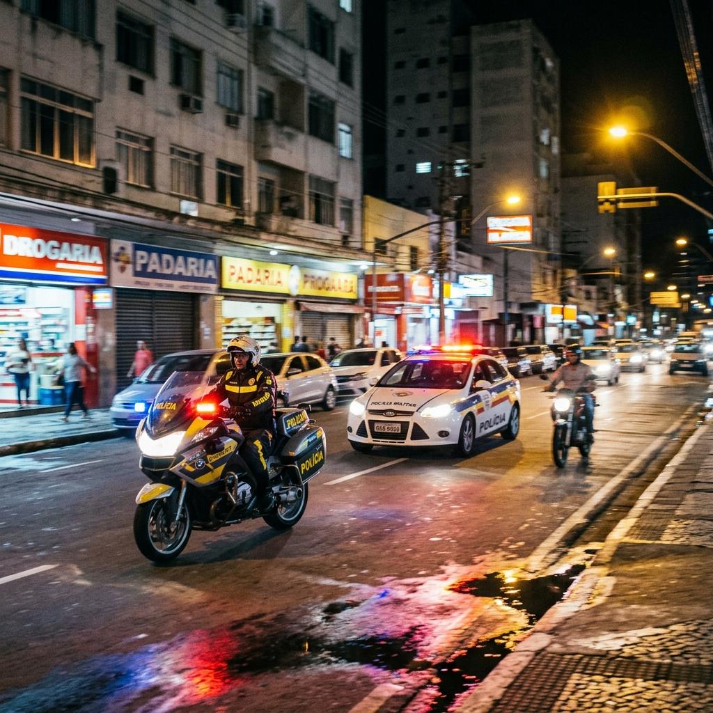 Motociclista é preso após perseguição de 4 km que colocou pedestres em risco em Campo Grande