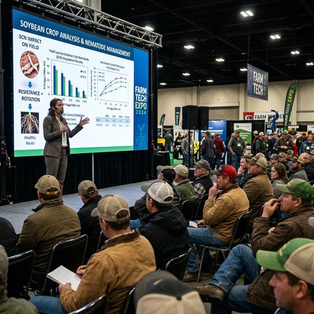 Showtec 2026: segundo dia foca em manejo de nematoides e doenças da soja