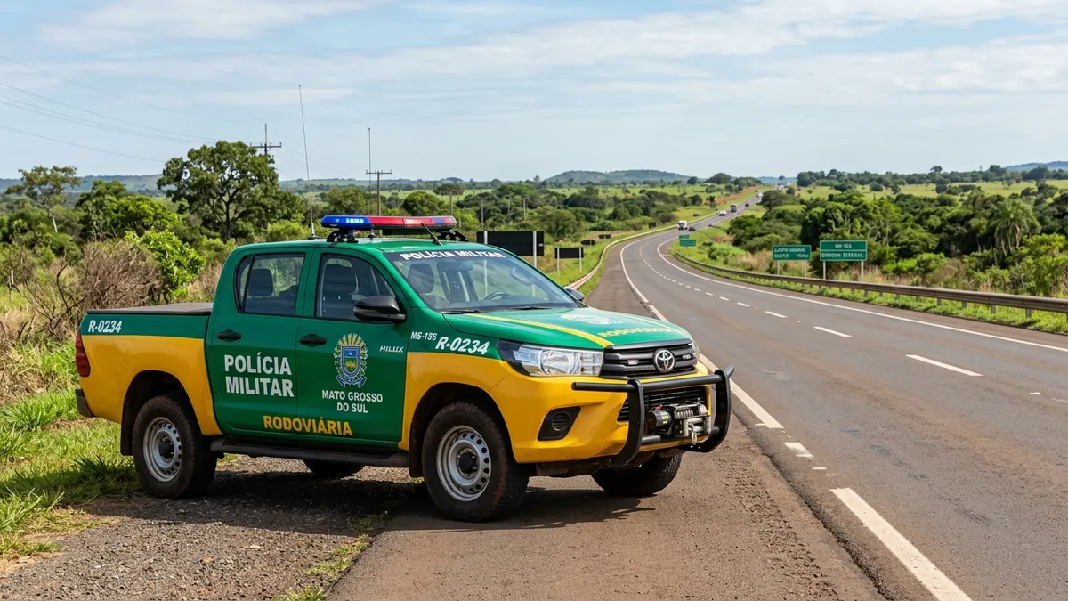 Casal é preso com supermaconha avaliada em R$ 216 mil na MS-156 em Amambai