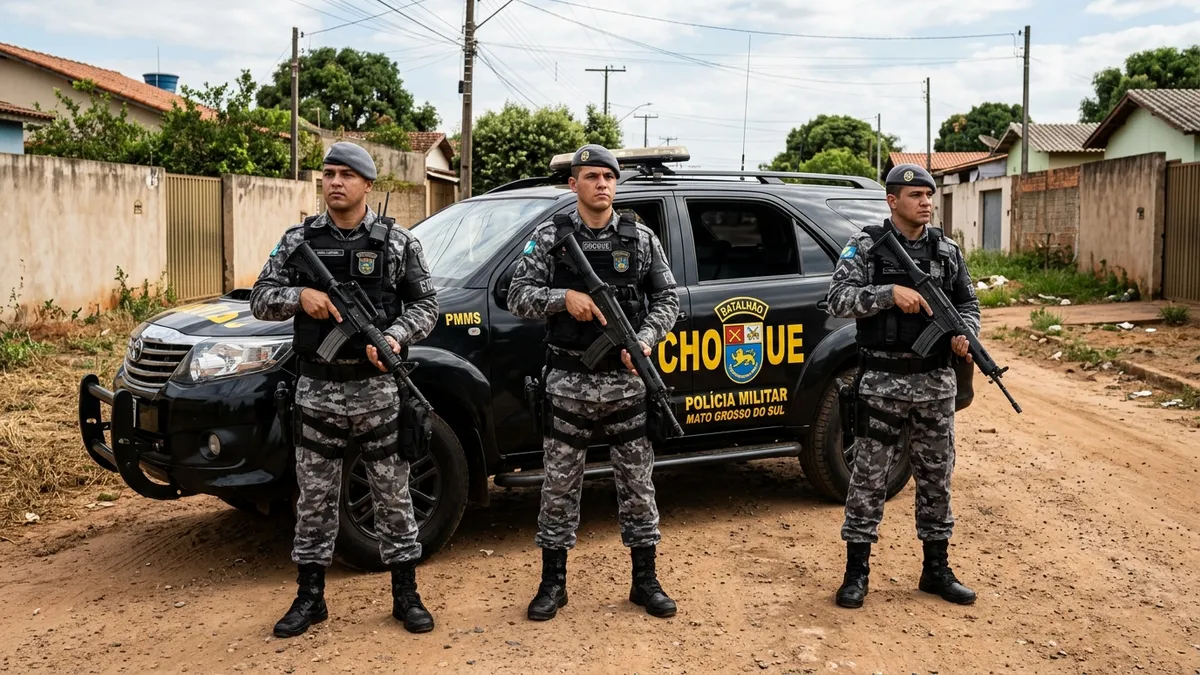 Batalhão de Choque prende quadrilha que planejava ataques armados em Campo Grande