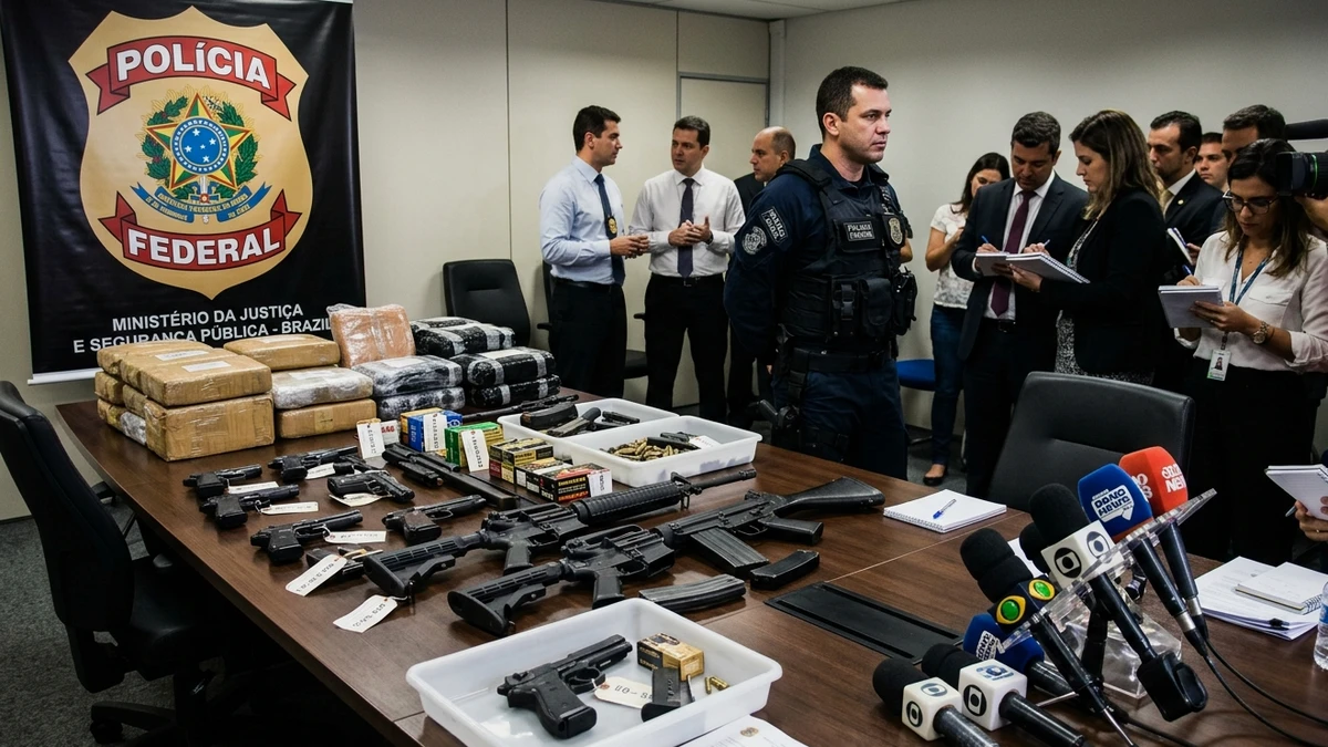 Batalhão de Choque Apreende Arsenal de Fuzis e Drogas em Campo Grande