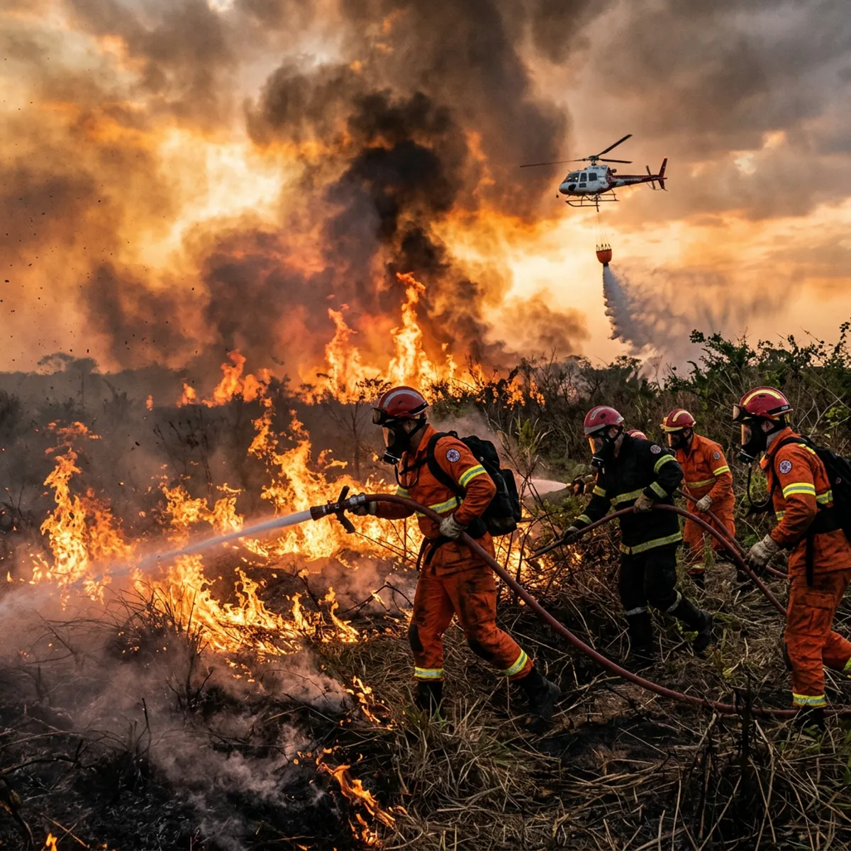 Governo Federal declara emergência ambiental no Pantanal e Bombeiros de MS ativam Operação 2026