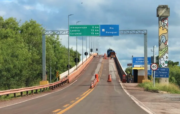 Contrato de R$ 47 milhões para recuperação da ponte na BR-262 em Corumbá sai no Diário Oficial