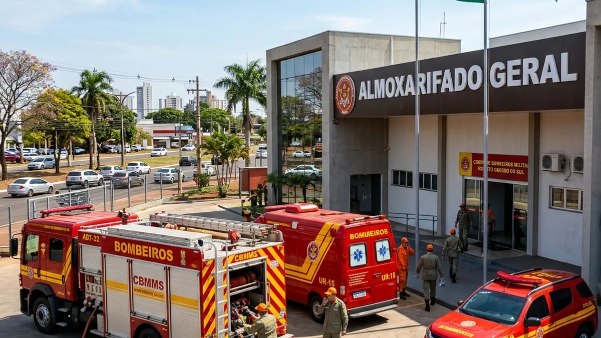 Corpo de Bombeiros de MS busca imóvel para novo almoxarifado em Campo Grande