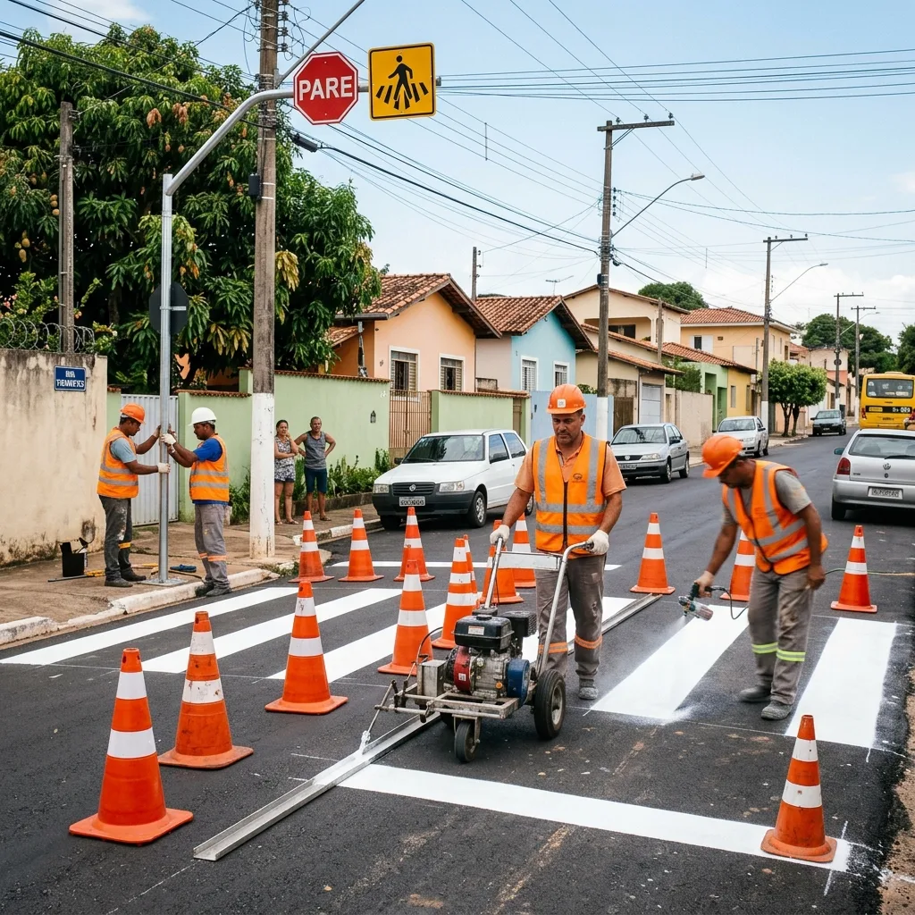 Detran-MS reformula sinalização viária em Itaquiraí e Iguatemi para reduzir acidentes