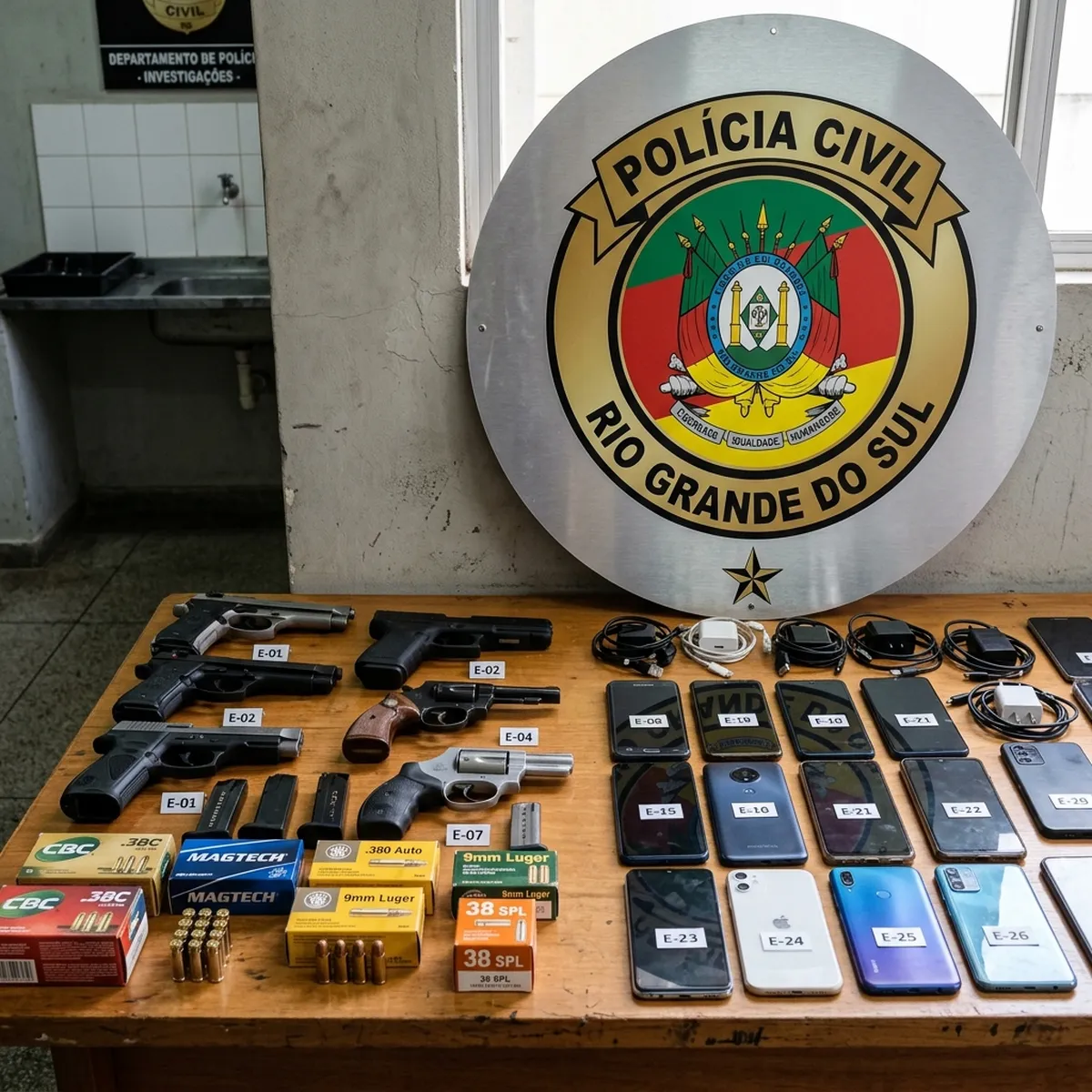 DHPP deflagra operação contra homicídios e facções na Região Metropolitana de Porto Alegre