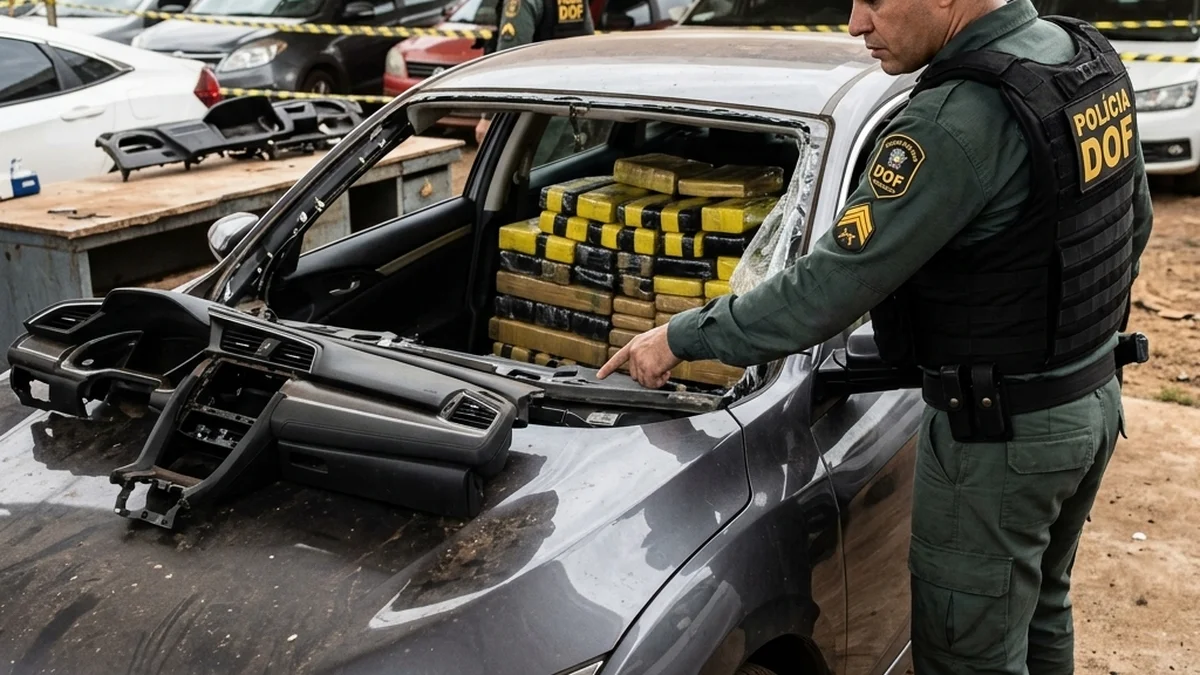 DOF Prende Homem com 68 kg de Cocaína em Ponta Porã: Ação Policial e Impactos no Tráfico