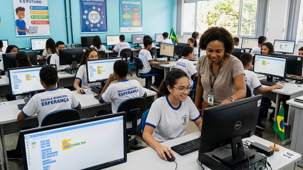 Escola de Corumbá fica entre as melhores do país em programa do MEC