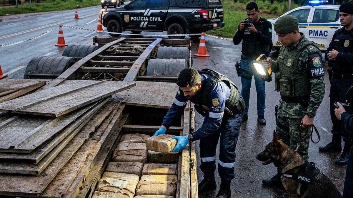 FICCO/AC Apreende 85 kg de Drogas em Cruzeiro do Sul: Ação Policial e Impactos Sociais