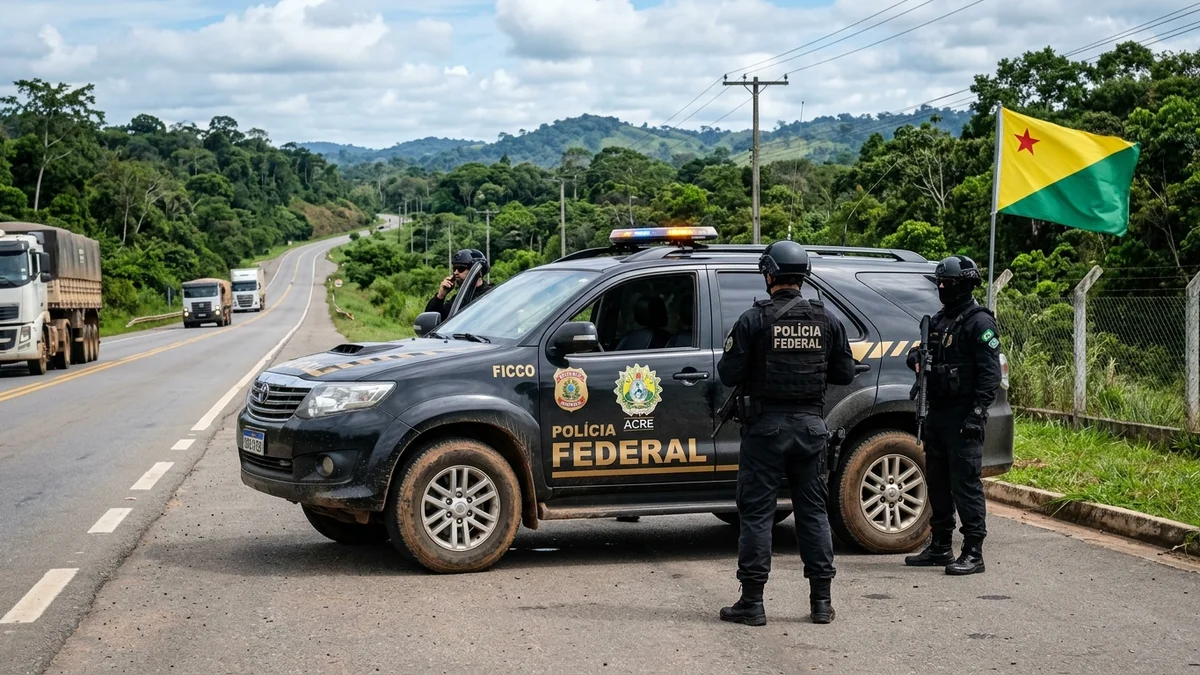 FICCO/AC apreende carregamento de drogas oculto em caminhão em Cruzeiro do Sul