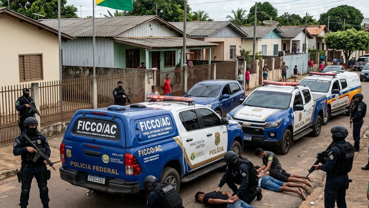 FICCO/AC realiza apreensão de armas e prisões em Rio Branco