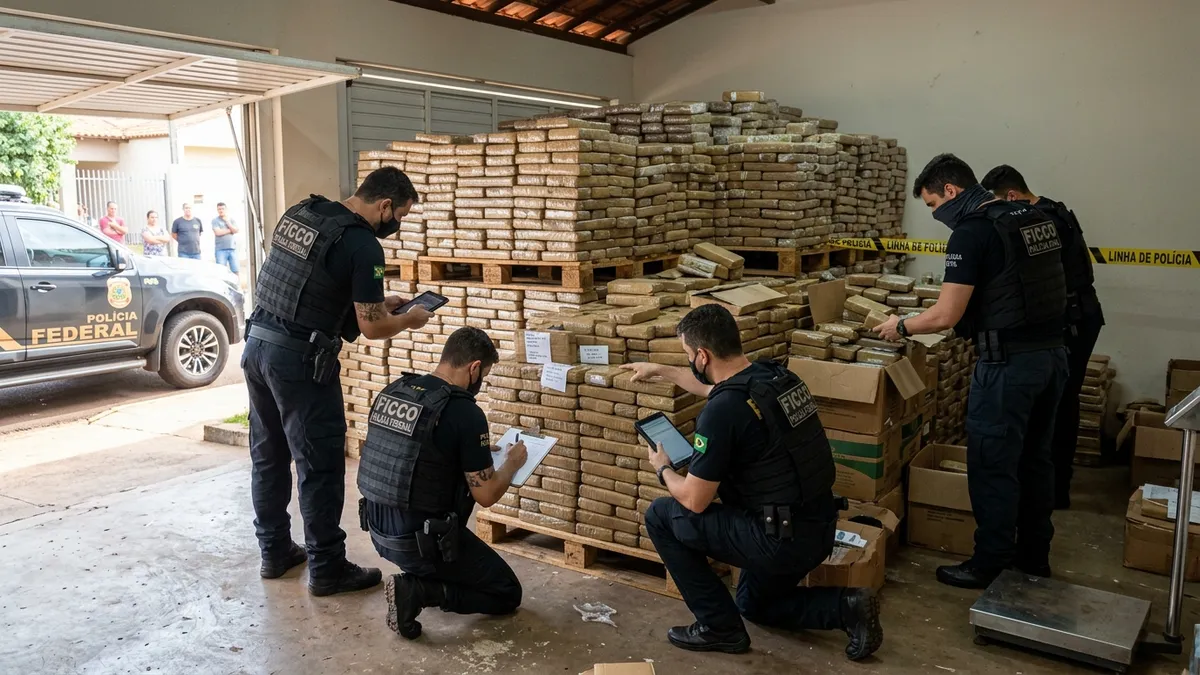 FICCO apreende mais de uma tonelada de drogas em depósito em Campo Grande