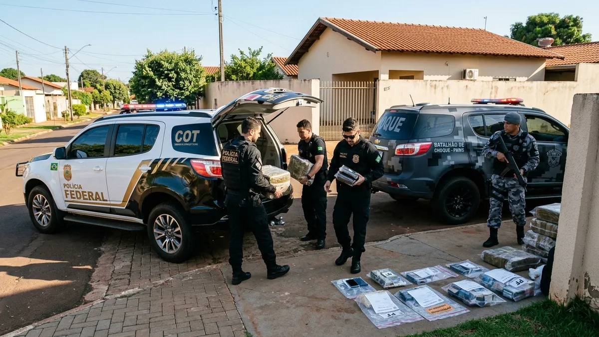 FICCO e Choque apreendem 390 kg de maconha em ação contra o tráfico na capital