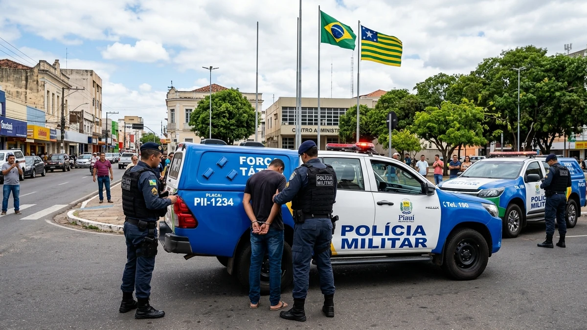 FICCO/PI e PMs do Maranhão e Piauí Prendem Homem Condenado por Homicídio em Teresina