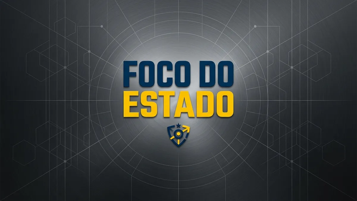 Logotipo oficial do Foco do Estado para preenchimento de mídias jornalísticas de segurança