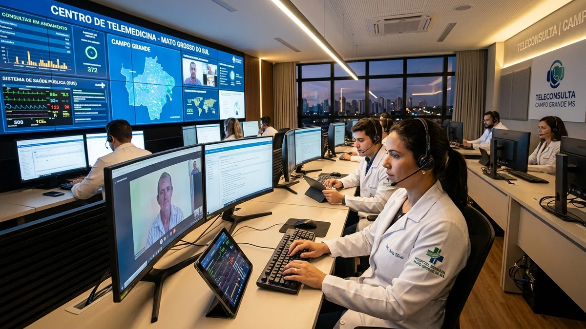 Governo de MS expande rede de telessaúde com IA e reduz filas de exames em 79 cidades