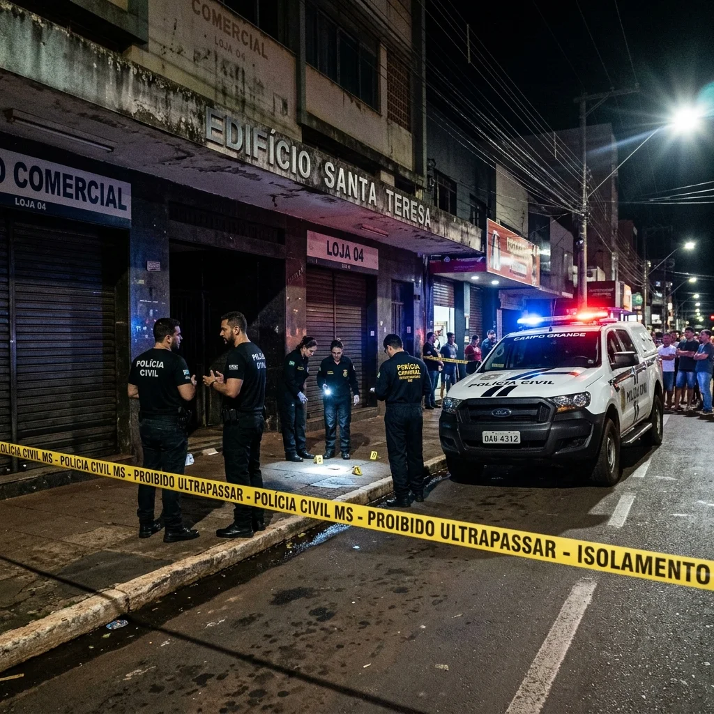 Homem de 38 anos é morto a facadas em frente à antiga rodoviária de Campo Grande