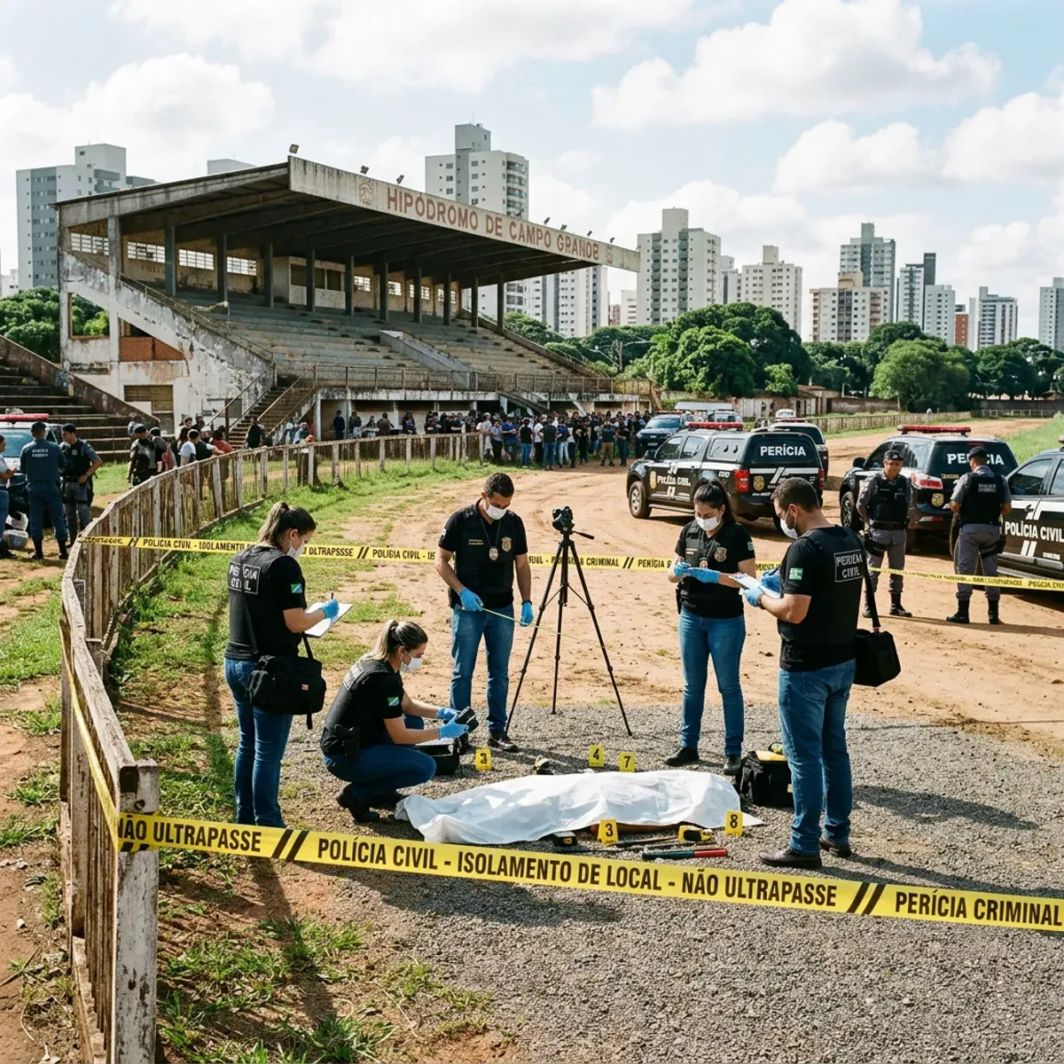 Homem de 41 anos é encontrado morto com sinais de violência no Hipódromo de Campo Grande