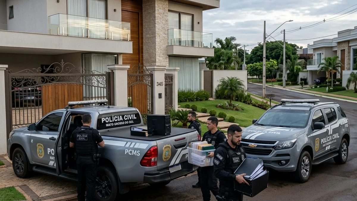 Megaoperação Tela Oculta: Polícia Civil de MS Combate Lavagem de Dinheiro em Campo Grande