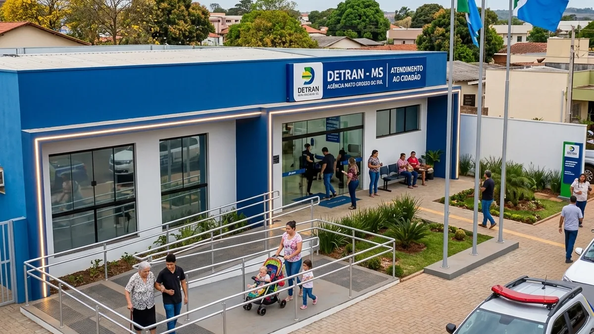 Detran-MS Investe em Estrutura Física para Melhorar Atendimento Presencial no Interior