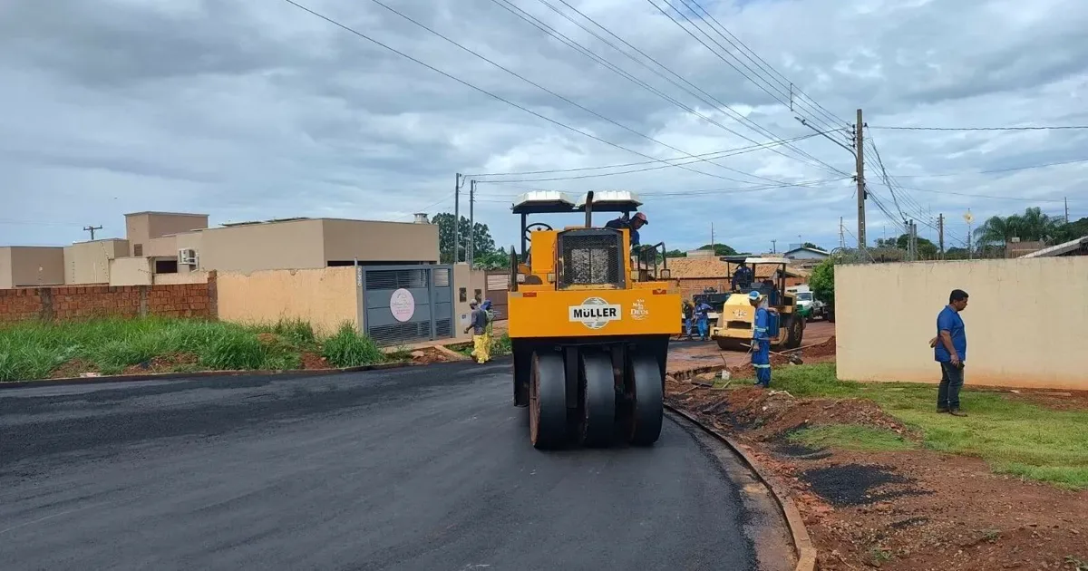 Programa MS Ativo destina R$ 34 milhões para pavimentação em 8 municípios do interior