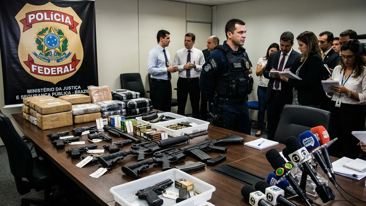 Operação Arsenal Oculto: Polícia Federal combate comércio ilegal de armas em MS