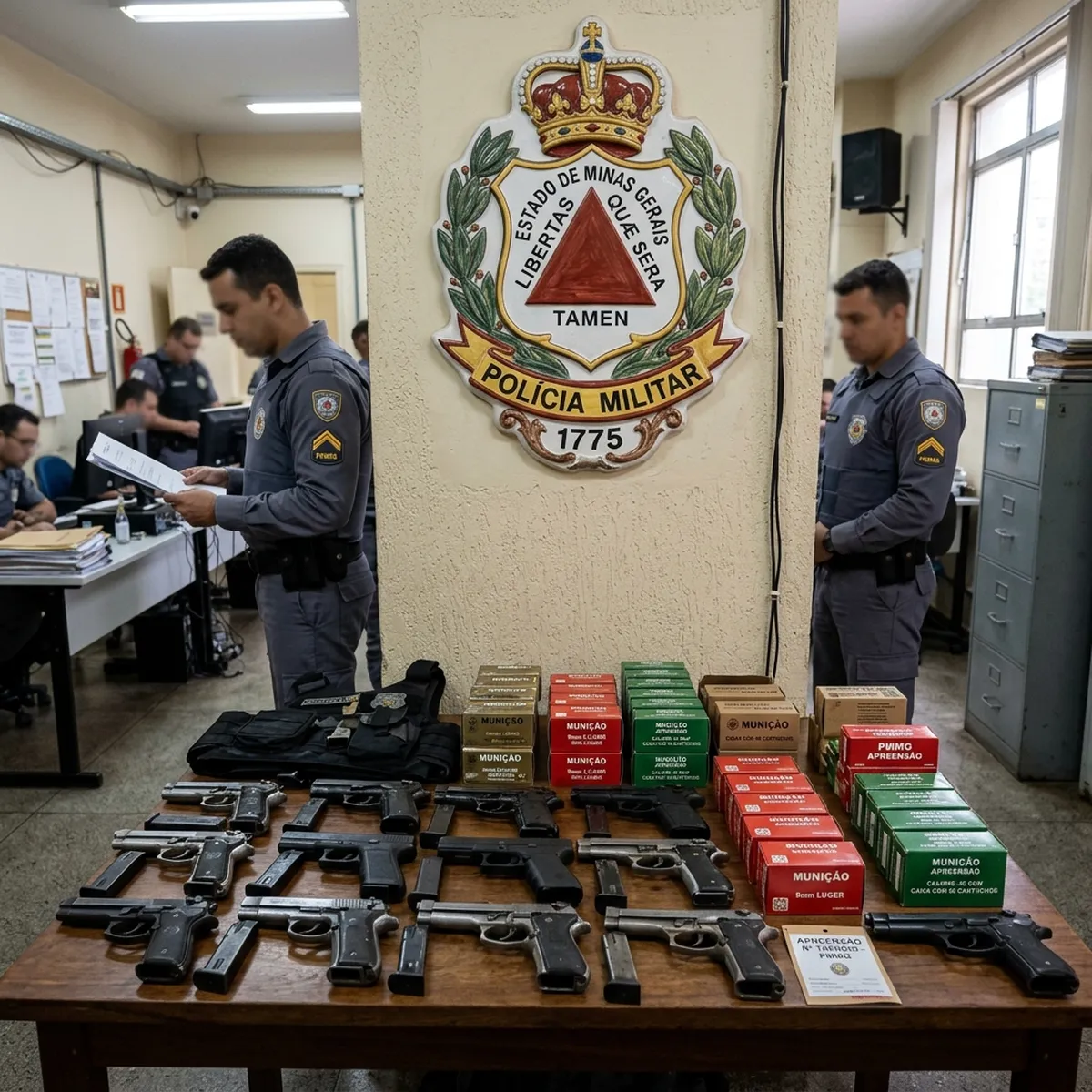 Operação 'Calibre Zero' prende suspeitos de tráfico e comércio de armas no Sul de Minas