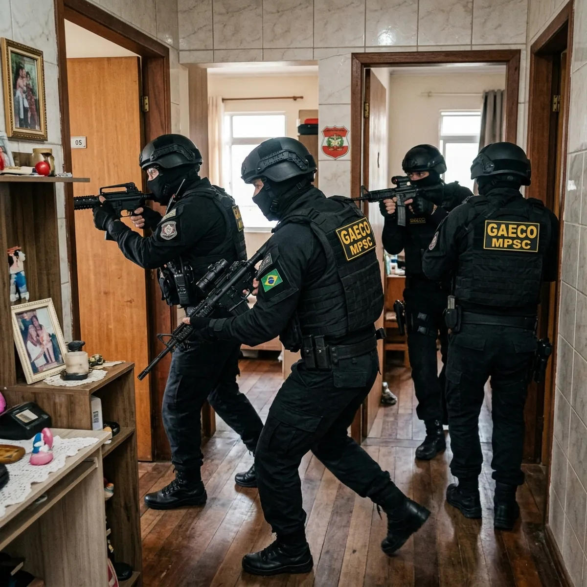 Gaeco cumpre 111 mandados de prisão contra facção criminosa em Santa Catarina
