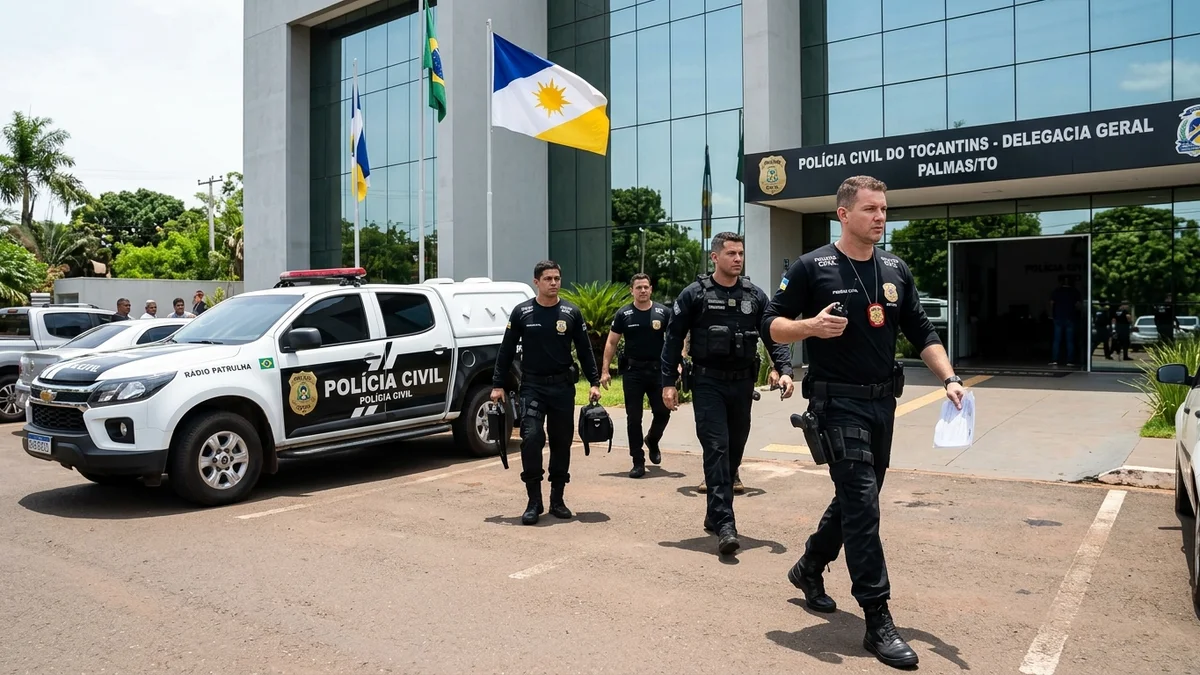 Operação da Polícia Civil do Tocantins combate fraudes em licitações municipais