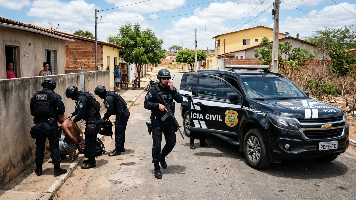 Operação Hermes prende 12 e desarticula tráfico de armas e drogas em Petrolina