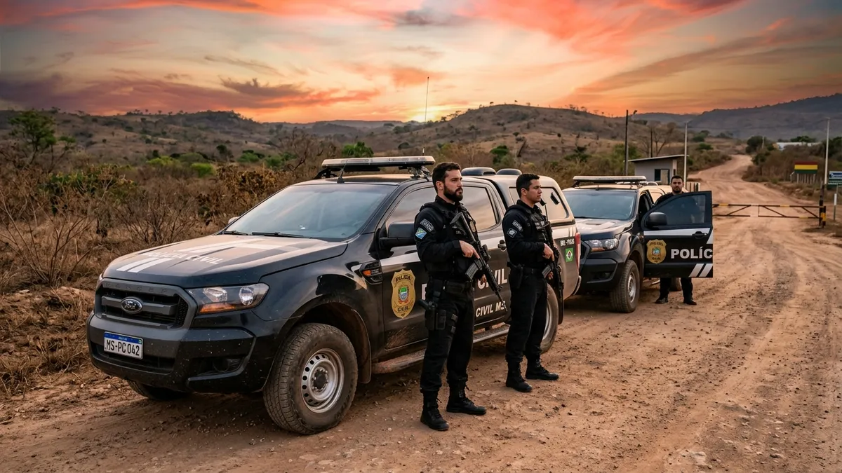Operação Jacadigo: Polícia desmantela quadrilha de sequestro transnacional em Corumbá