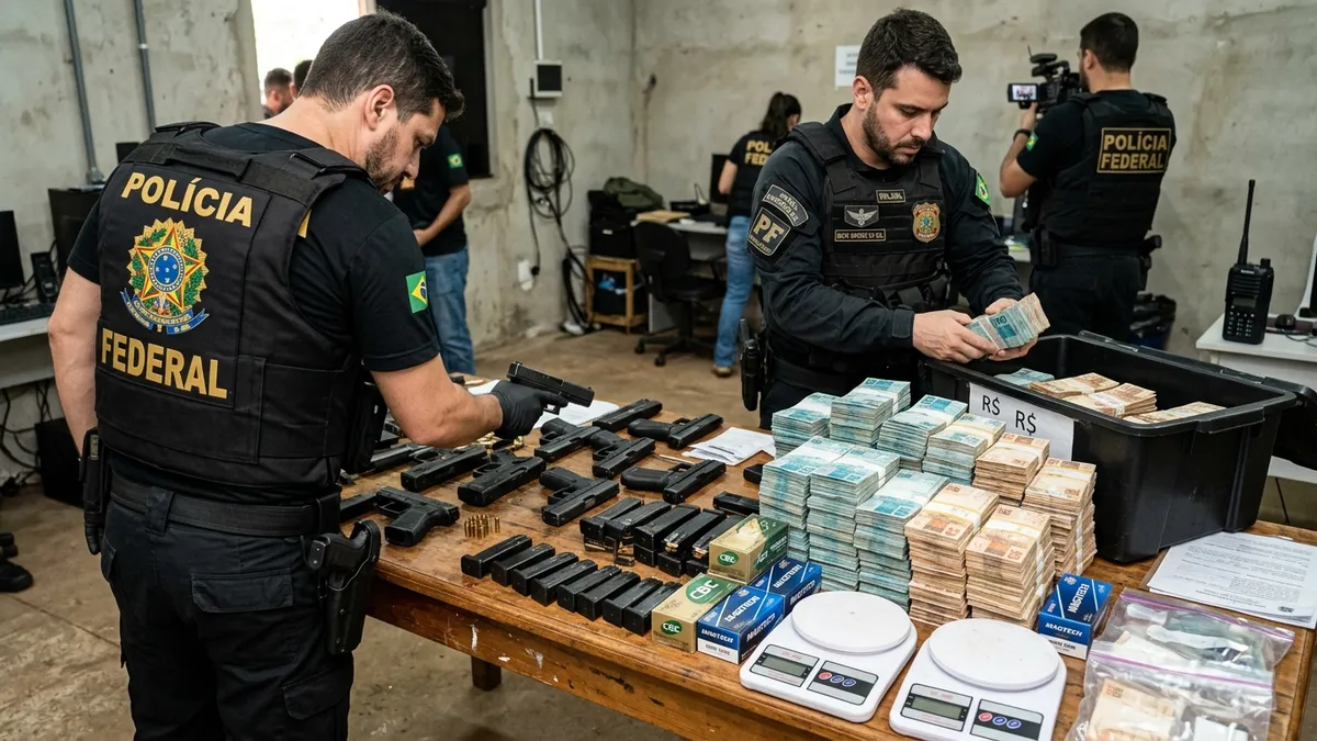 Polícia Federal deflagra Operação Pthisis contra tráfico de armas e drogas em Ponta Porã