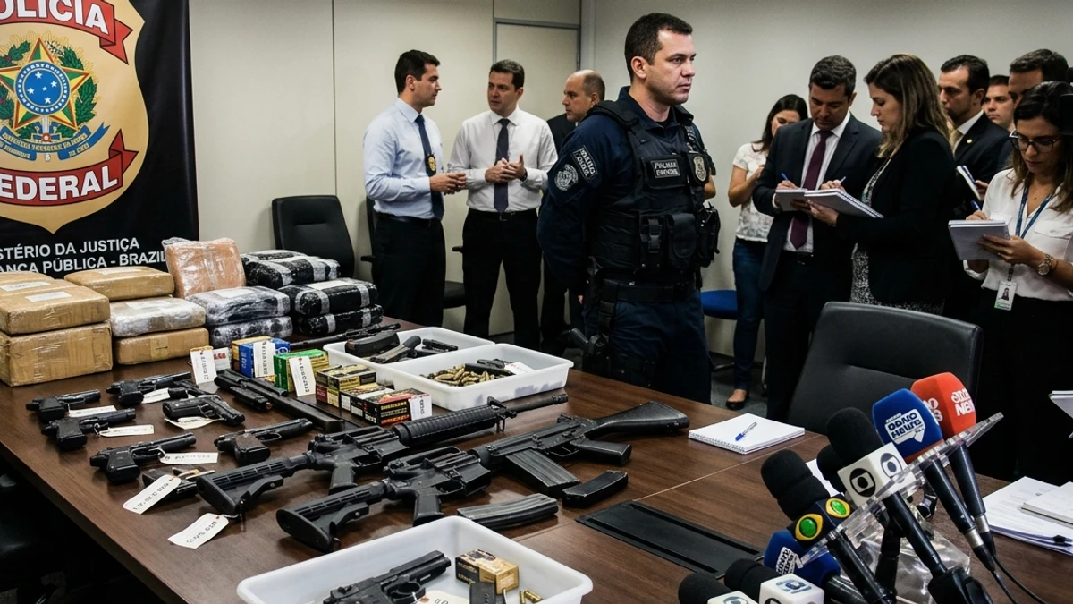 Polícia Federal deflagra Operação Pthisis contra tráfico de armas e drogas em Ponta Porã