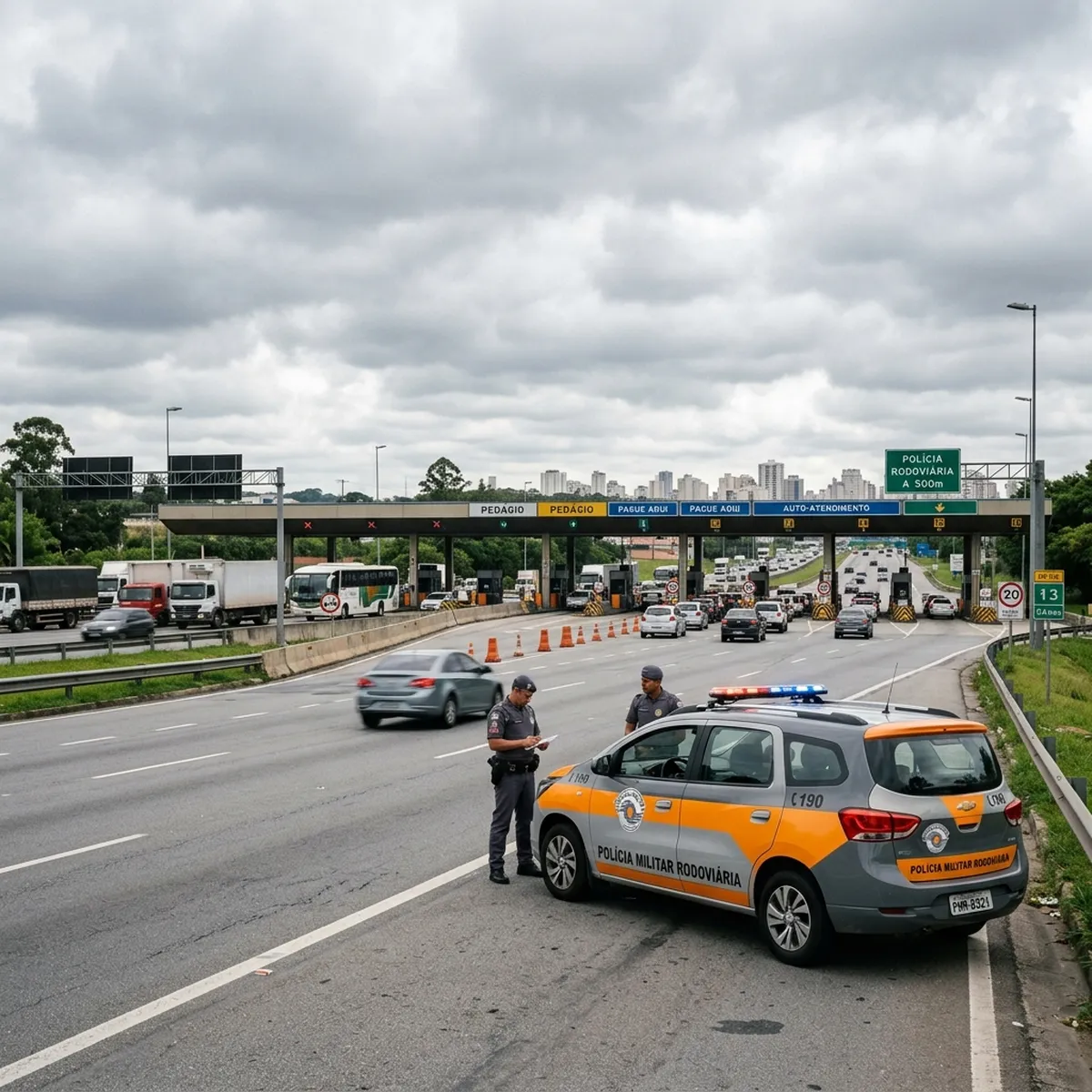 Polícia Rodoviária mobiliza megaoperação nas estradas de SP no feriado de 9 de julho