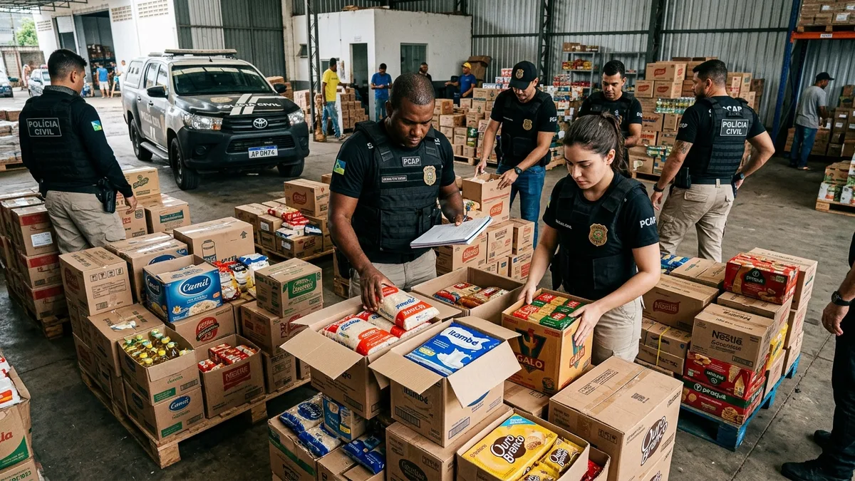 Polícia Civil Recupera Carga de Produtos Alimentícios Furtados em Santana