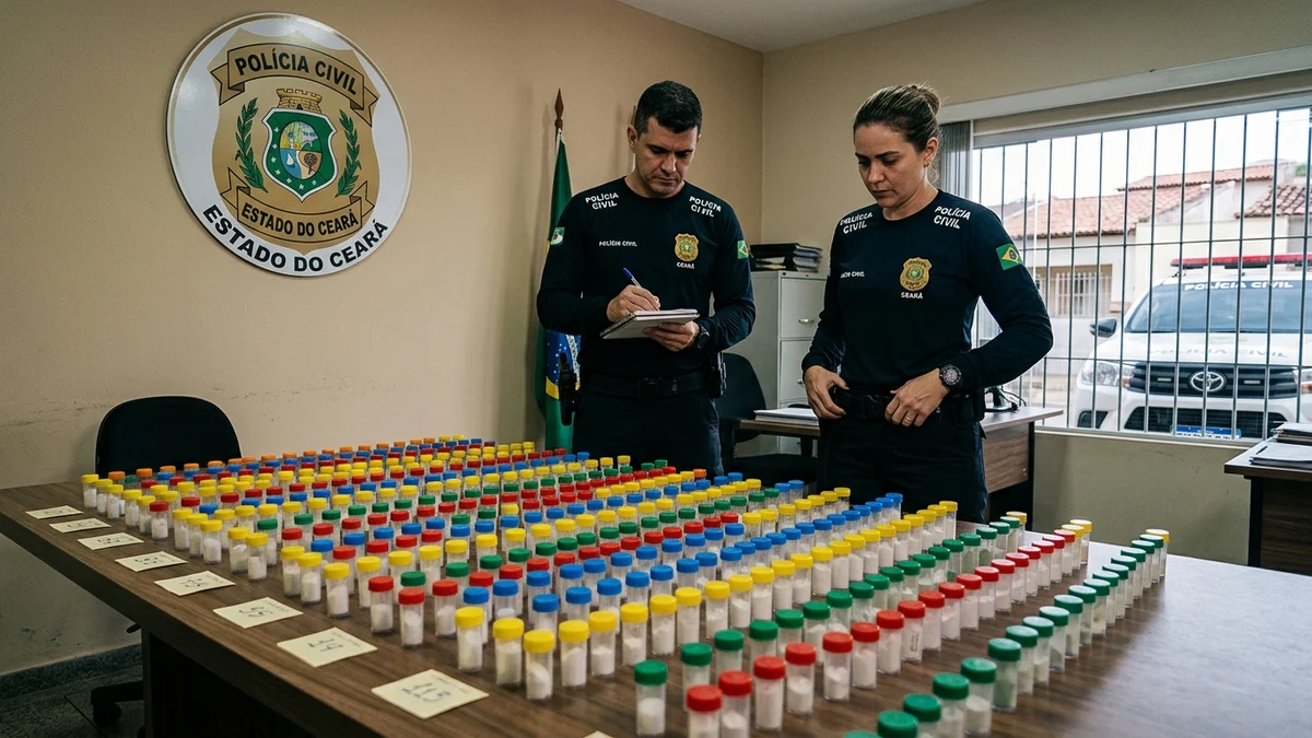 Operação da Polícia Civil em Juazeiro do Norte: Apreensão de Drogas e Munições
