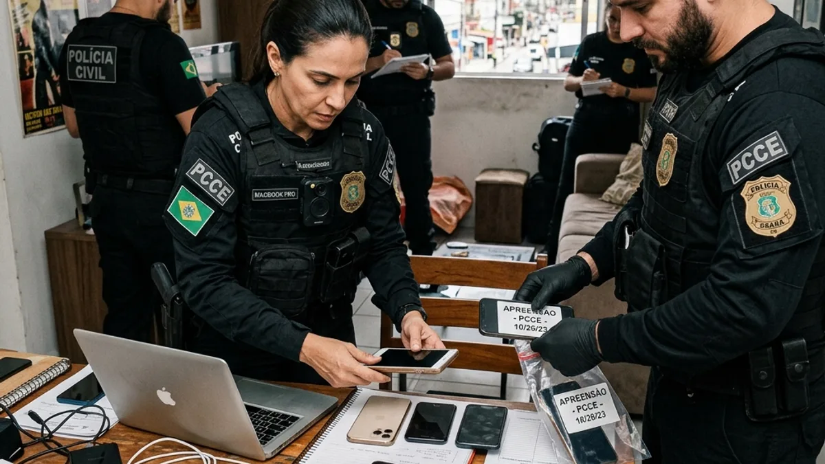 Polícia Civil Cumpre Mandados Contra Associação de Estelionato Digital em Fortaleza