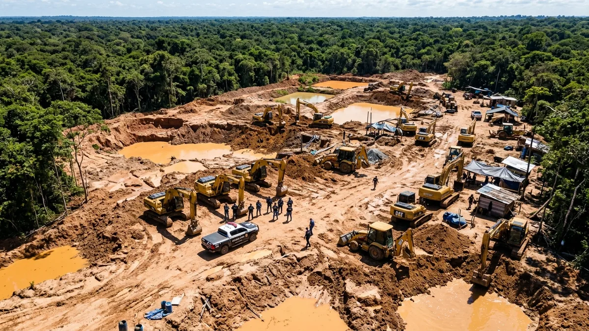Polícia Civil Apreende Maquinários de Extração Mineral Irregular em Redenção