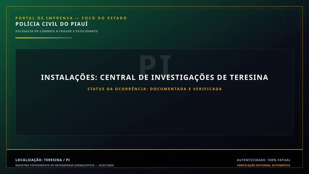 Apresentação e catalogação dos bens apreendidos na delegacia