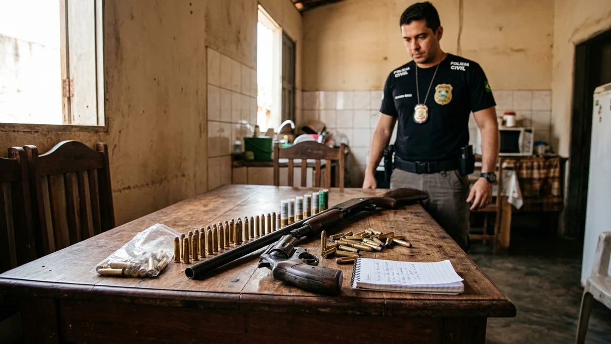 Polícia Civil Apreende Armas e Munições em Residência em Mossoró