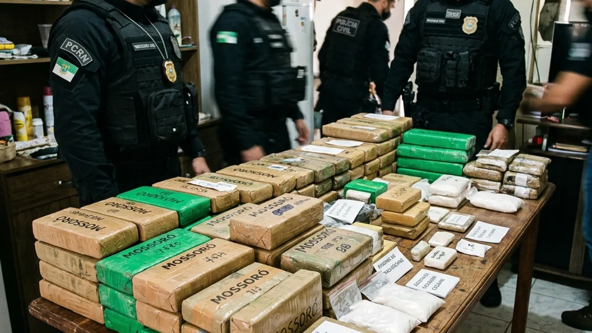 Polícia Civil Apreende Grande Quantidade de Drogas em Residência em Mossoró