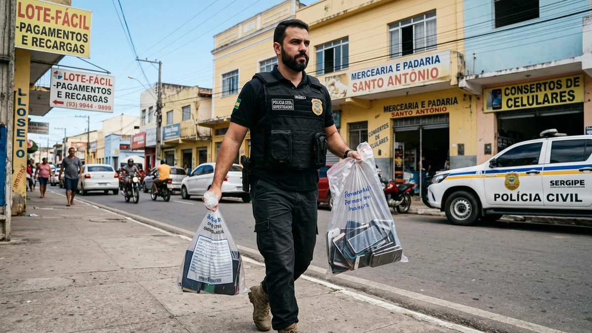 Polícia Civil de Sergipe Prende Receptador de Produtos Eletrônicos em Estância