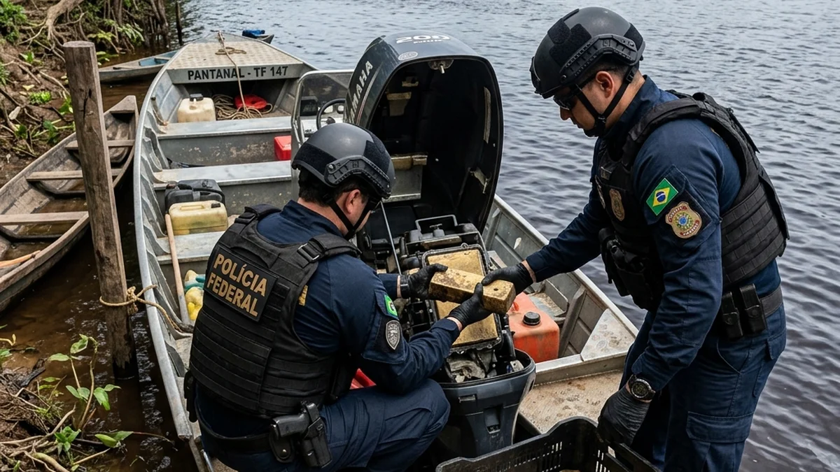 Polícia Federal Apreende 12 kg de Ouro Ilegal em Tabatinga, AM
