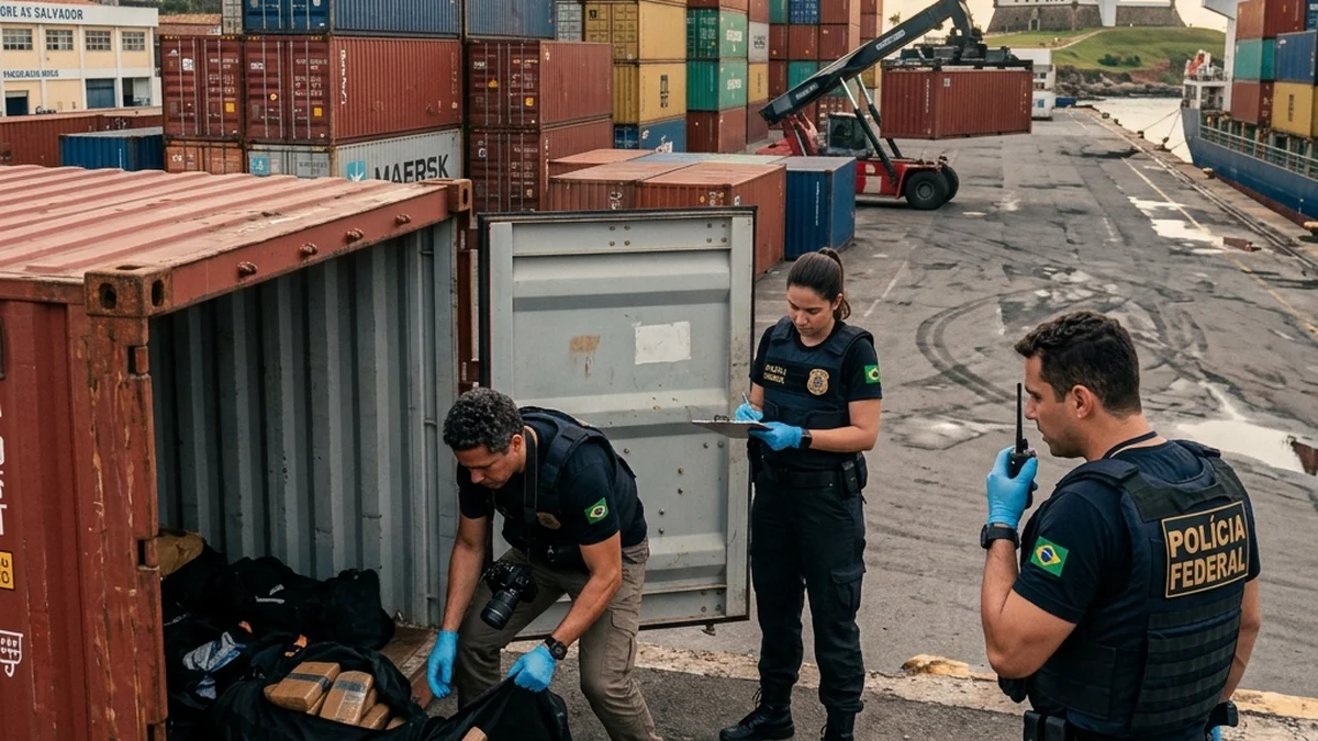 Operação Litoral Seguro: Polícia Federal Combate Tráfico de Drogas em Salvador