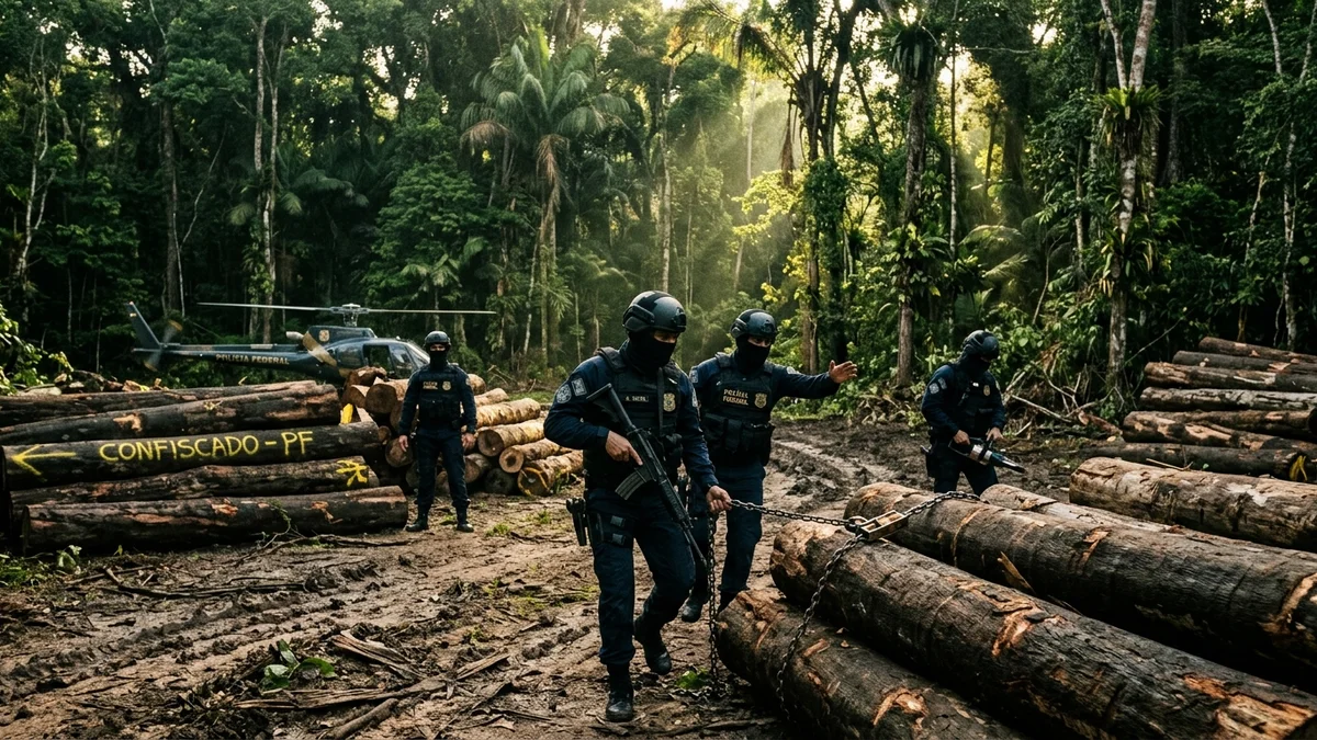 Polícia Federal deflagra Operação Madeira Limpa contra desmatamento em RO
