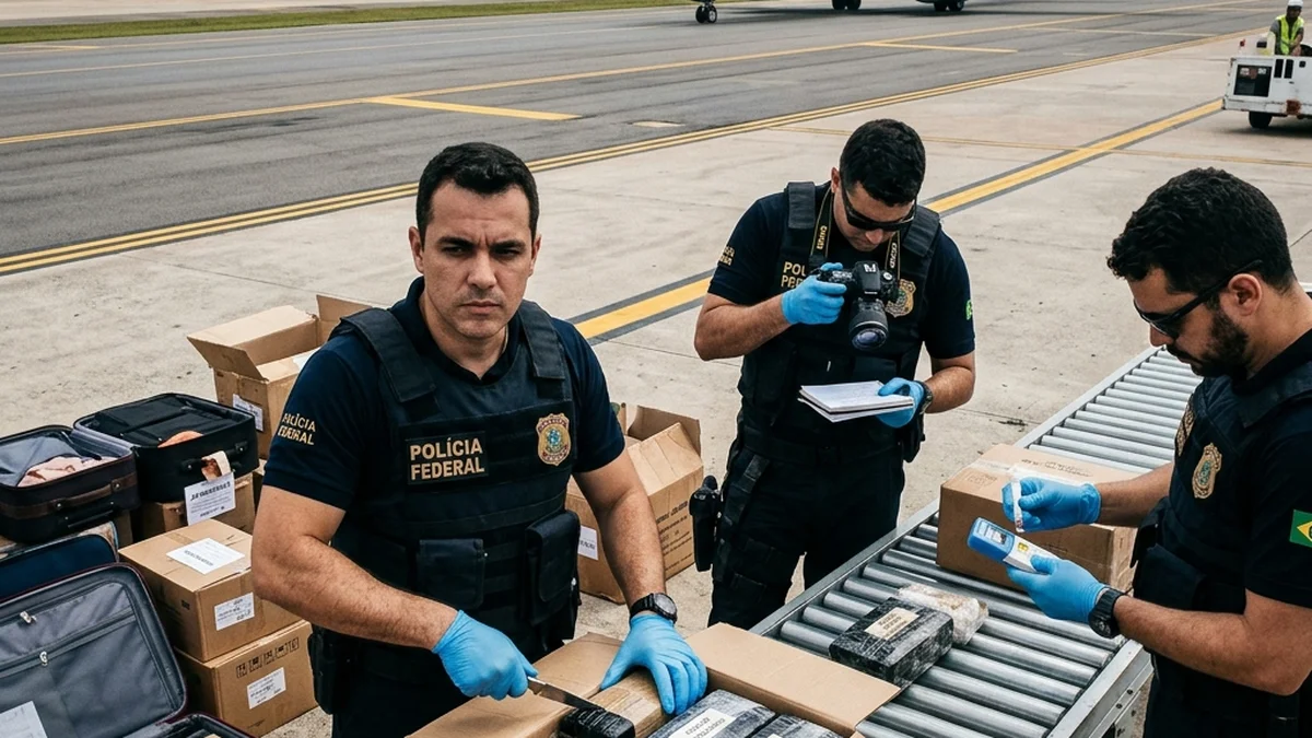 Operação Pista Limpa: Polícia Federal desmantela tráfico de drogas no Aeroporto de Viracopos em Campinas