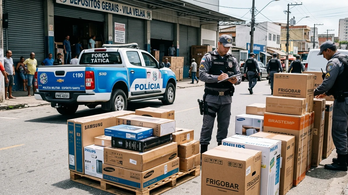 Polícia Militar Recupera Carga de Eletrodomésticos Roubada em Cariacica