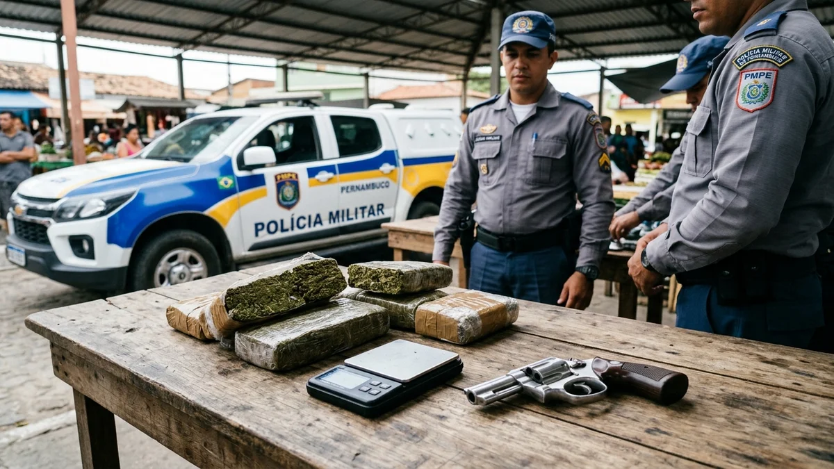 Polícia Militar Apreende Armamento e Entorpecentes em Caruaru: Ação e Impacto na Comunidade