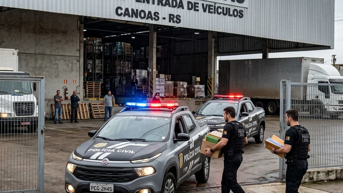 Polícia Civil Combate Fraude Fiscal e Lavagem de Dinheiro em Distribuidora em Canoas