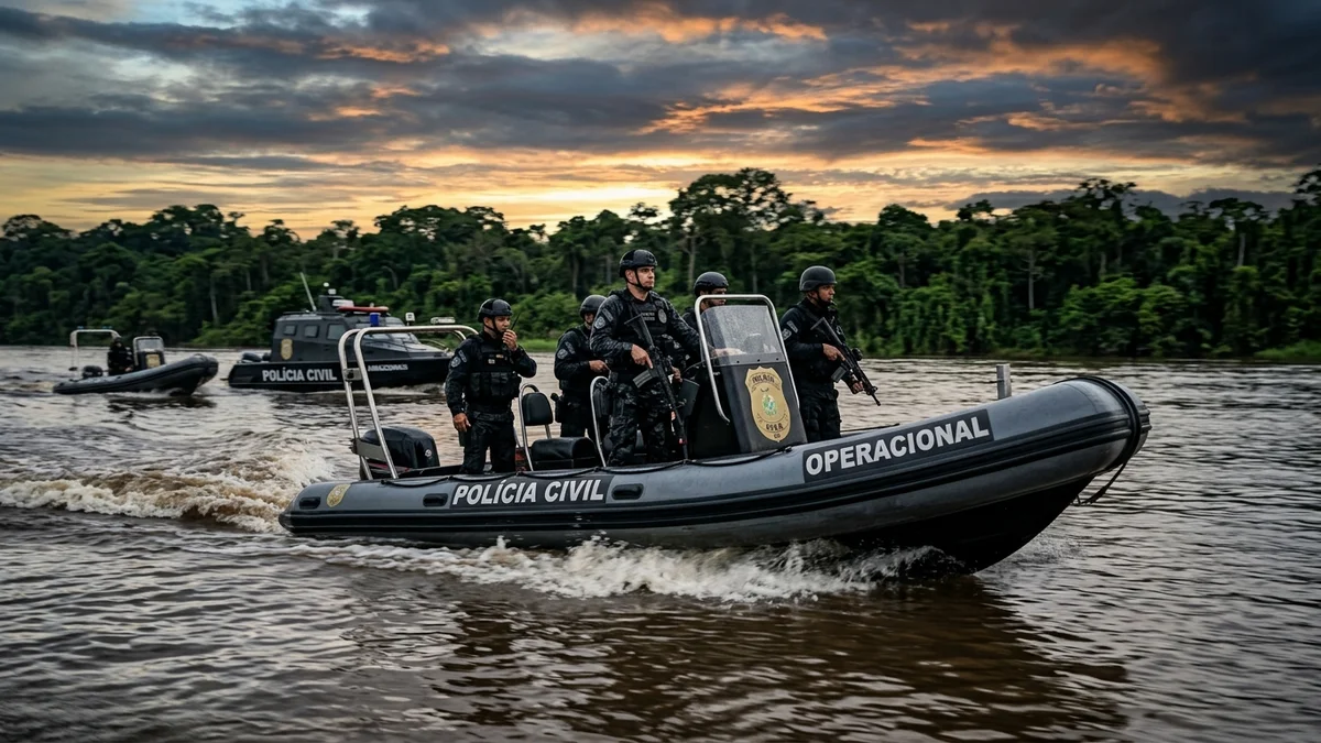 Polícia Civil do Pará Intensifica Combate ao Garimpo Ilegal no Rio Tapajós em Itaituba